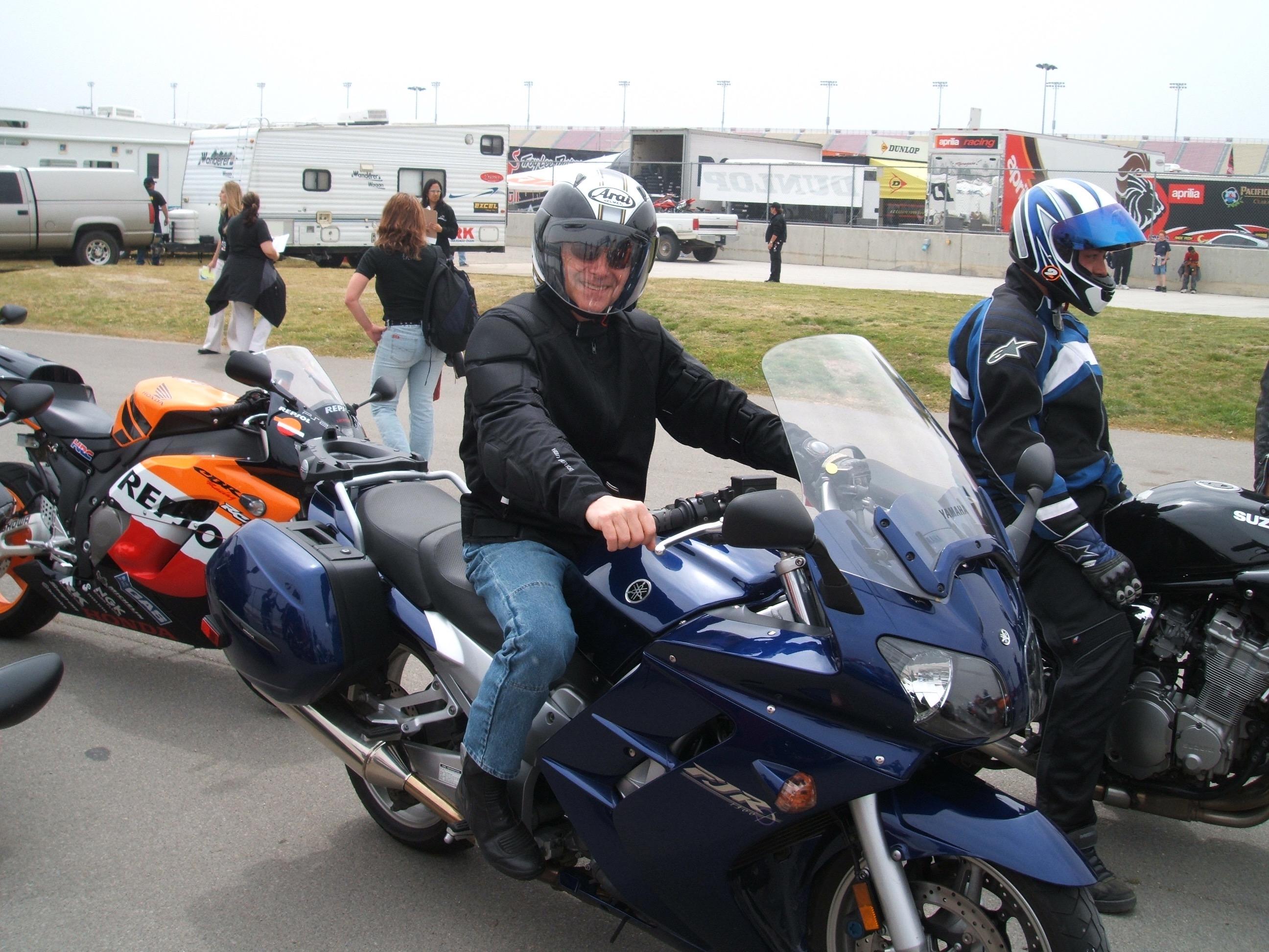 Jim racing at California Speedway
