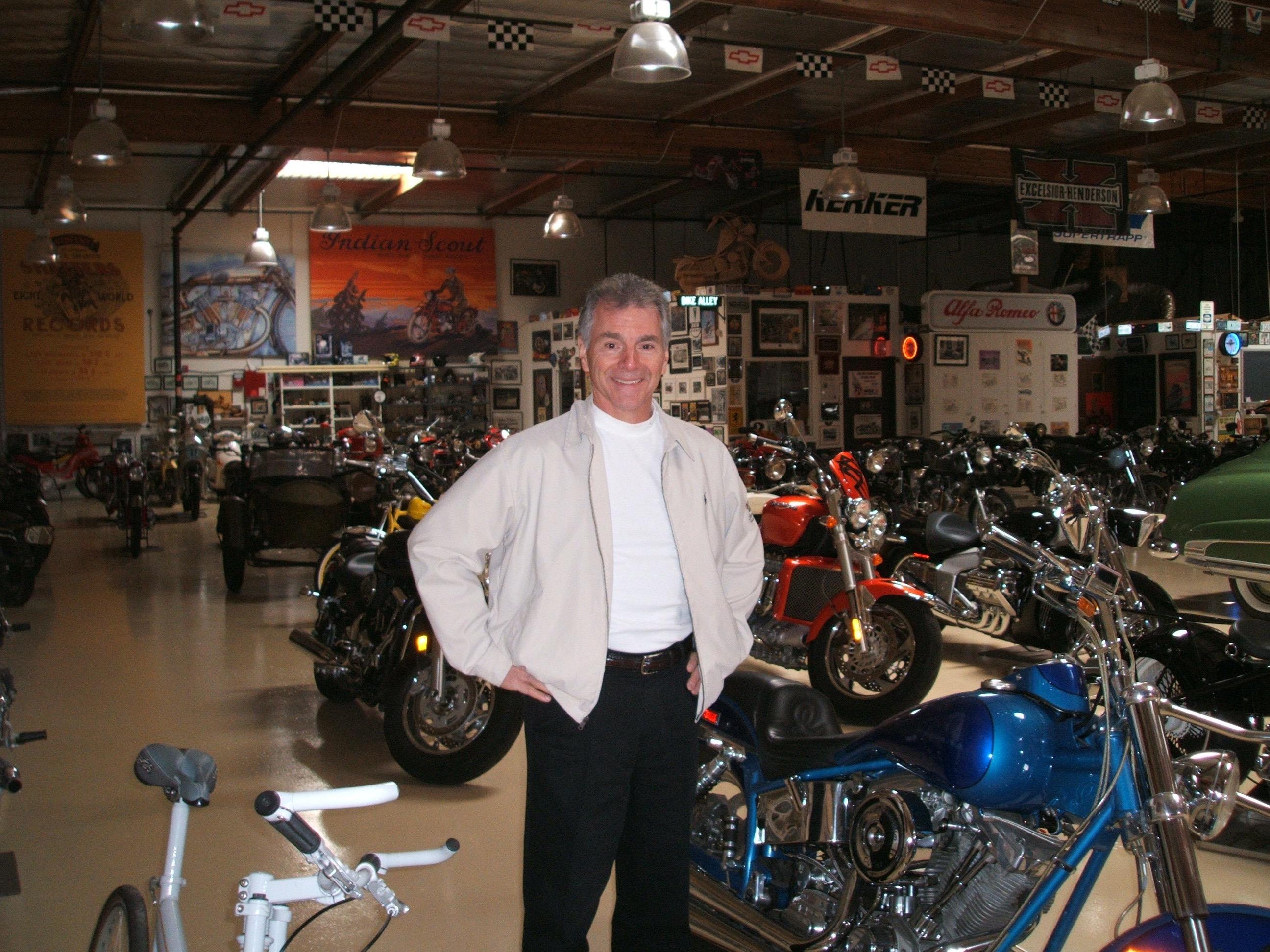 Jim at Jay Leno's Garage