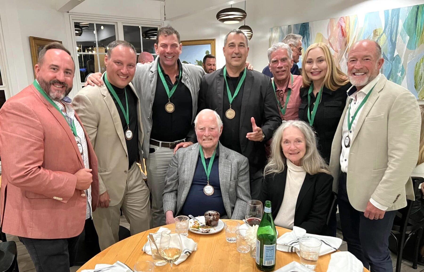 Jim Cathcart with Certified Professional Experts at a past Summit gathering